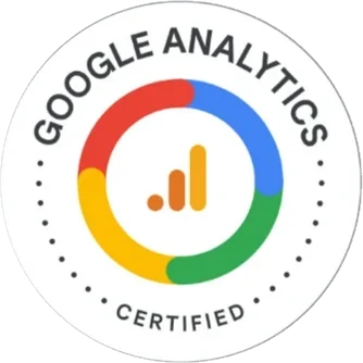 Google Analytics Certification badge of Lucian Yong, freelance web designer and Google Ads specialist in Malaysia