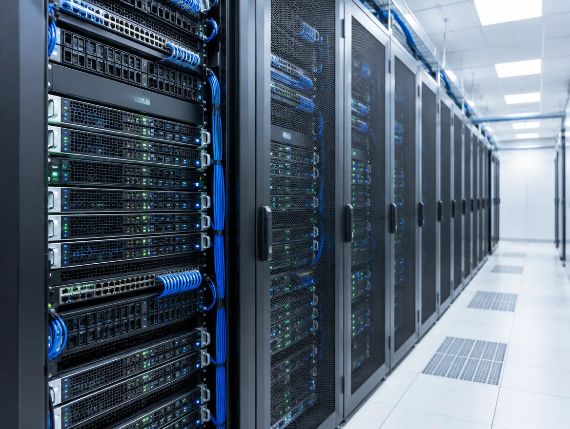 Web hosting servers in a data centre: hosting is like insurance for your website