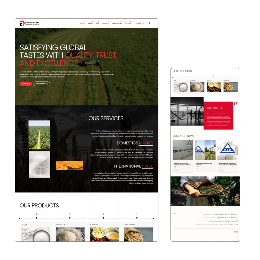 Freelance Website Designer Portfolio Corporate website