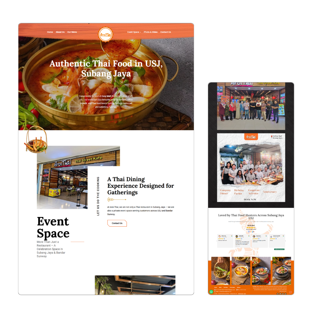 AroiThai Web Design