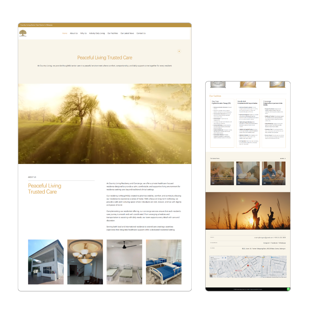 Country Living Web Design